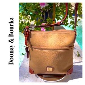 Dooney & Bourke Sand Xbody/Shoulder/HandBag Adjustable-Detachable lengths